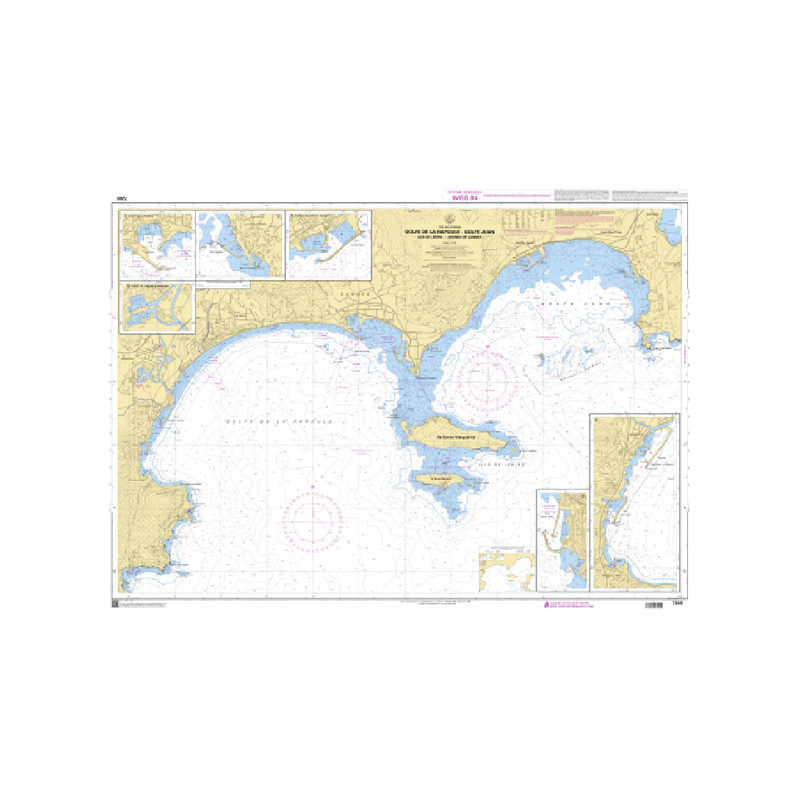 Shom C - 7205 - Golfe de La Napoule - Golfe Juan - Iles de Lérins - Abords de Cannes | Librairie Maritime Nautic Way