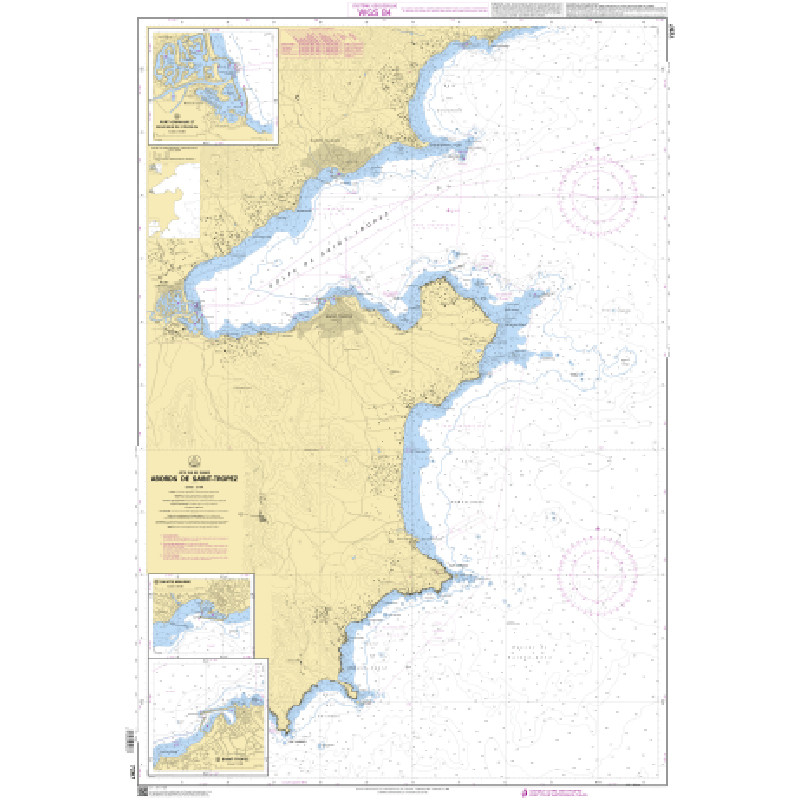 Shom C - 7267 - Abords de Saint-Tropez | Librairie Maritime Nautic Way