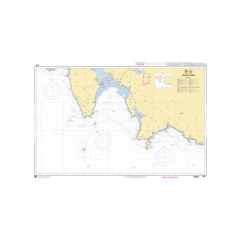Shom C - 7335 - (fac-similé de la carte IT 298) - Golfe de Palmas | Librairie Maritime Nautic Way