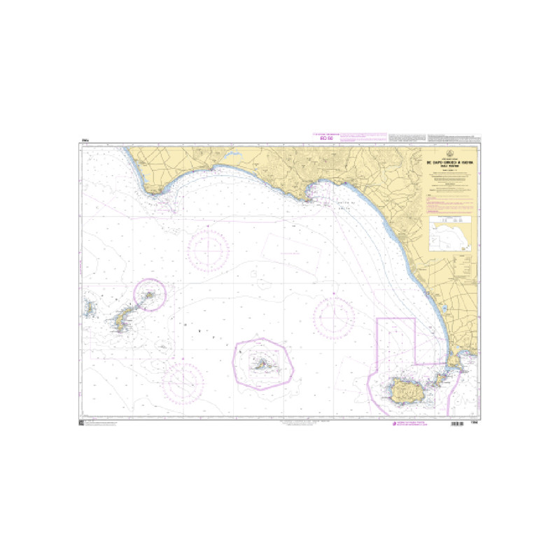Shom C - 7362 - (fac-similé de la carte IT 9) - De Capo Circeo à Ischia - Isole Pontine | Librairie Maritime Nautic Way