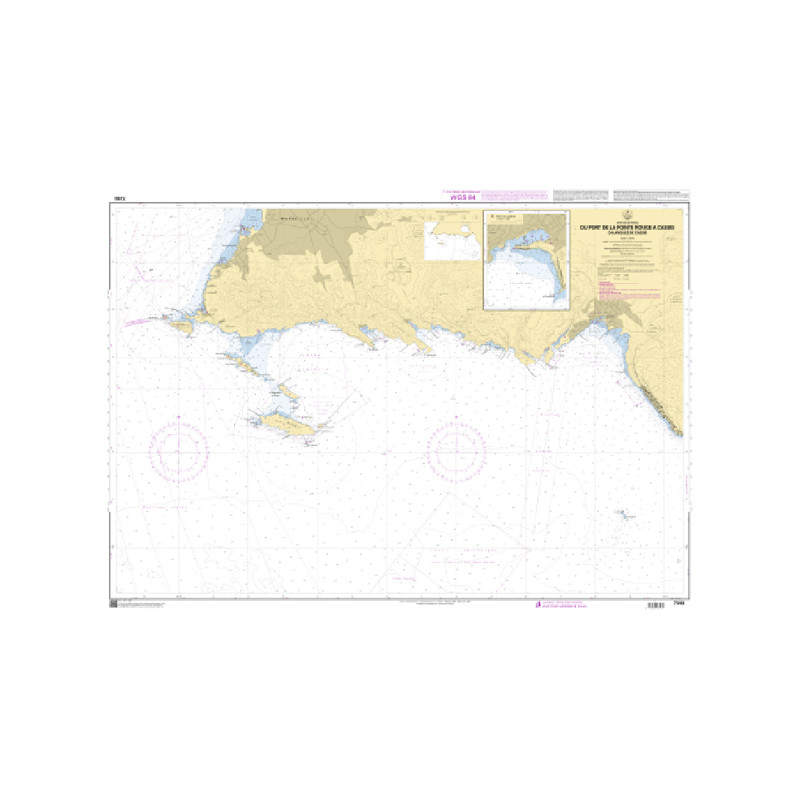 Shom C - 7393 - Du port de La Pointe Rouge à Cassis - Calanques de Cassis | Librairie Maritime Nautic Way
