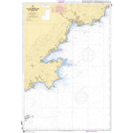 Shom C - 7408 - De Cavalaire-sur-Mer à la Rade d'Agay | Librairie Maritime Nautic Way