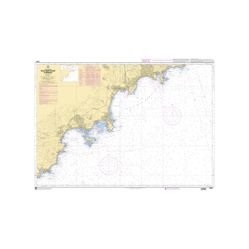Shom C - 7409 - De la Rade d'Agay à Monaco | Librairie Maritime Nautic Way