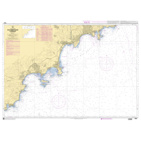 Shom C - 7409 - De la Rade d'Agay à Monaco | Librairie Maritime Nautic Way