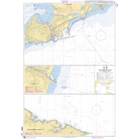 Shom C - 7434 - INT 3188 - Ports de Sète, Port-la-Nouvelle, Port-Vendres et Collioure | Librairie Maritime Nautic Way