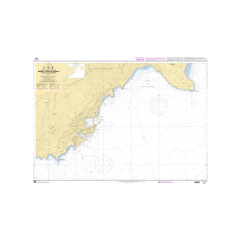Shom C - 7441 - INT 3190 - Abords et Ports de Monaco - Du Cap d'Ail au Cap Martin | Librairie Maritime Nautic Way