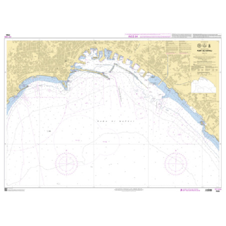 Shom C - 7500 - INT 3386 - (fac-similé de la carte IT 84) - Port de Napoli | Librairie Maritime Nautic Way