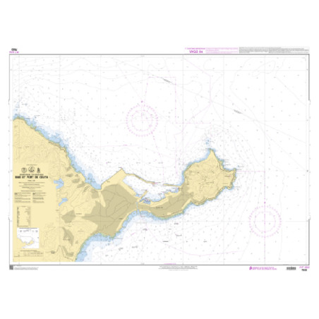 Shom C - 7503 - INT 3252 - (fac-similé de la carte ES 4511) - Baie et port de Ceuta | Librairie Maritime Nautic Way