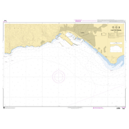Shom C - 7504 - INT 3160 - (fac-similé de la carte ES 4591) - Puerto de Almeria | Librairie Maritime Nautic Way