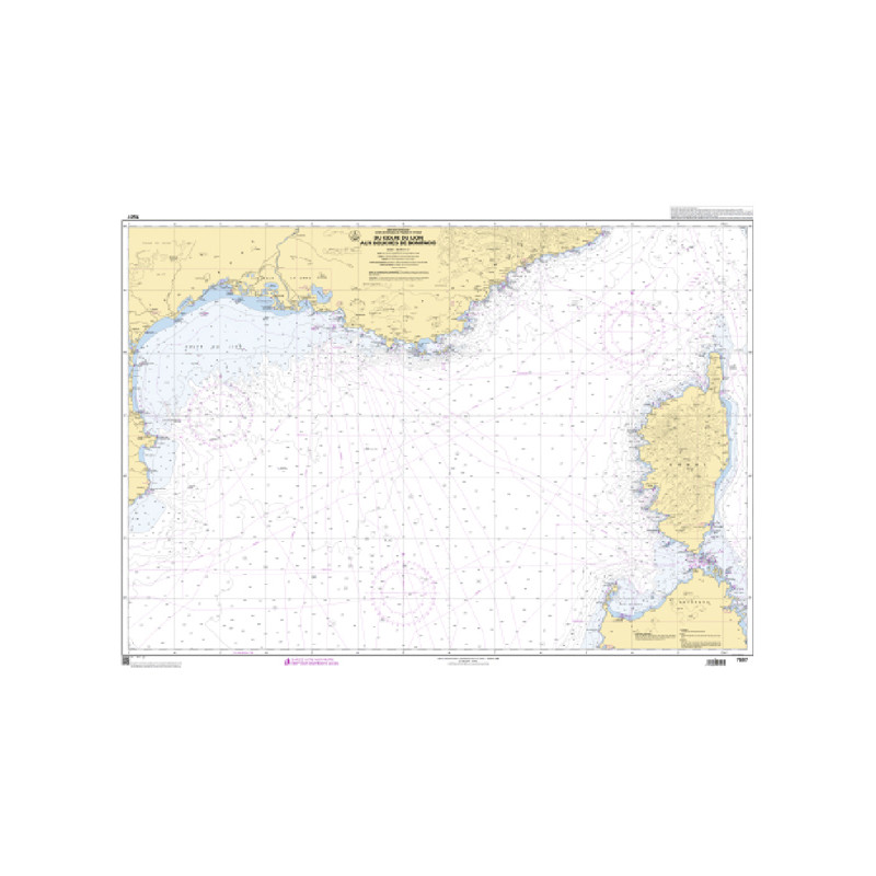Shom C - 7507 - Du Golfe du Lion aux Bouches de Bonifacio | Librairie Maritime Nautic Way