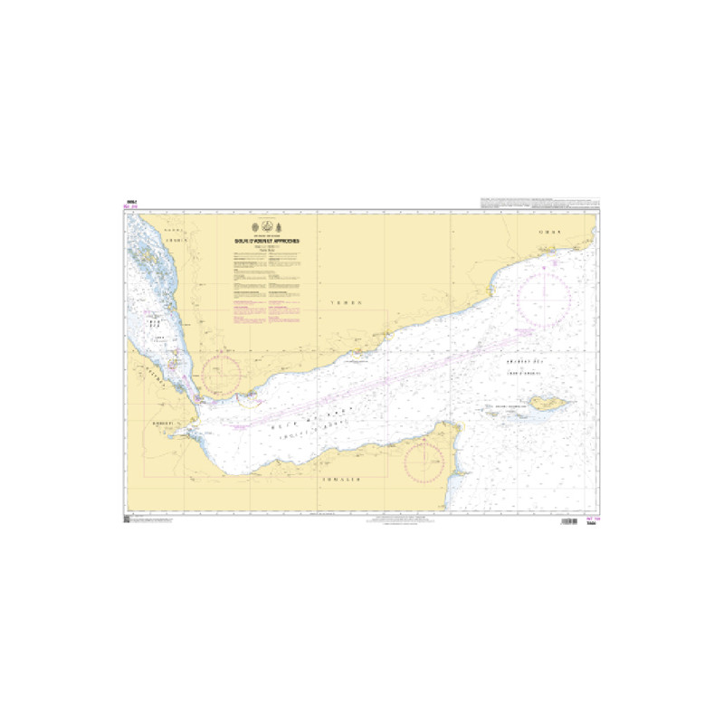 Shom C - 7800 - INT 758 - (fac-similé de la carte GB 2964) - Golfe d'Aden et approches | Librairie Maritime Nautic Way