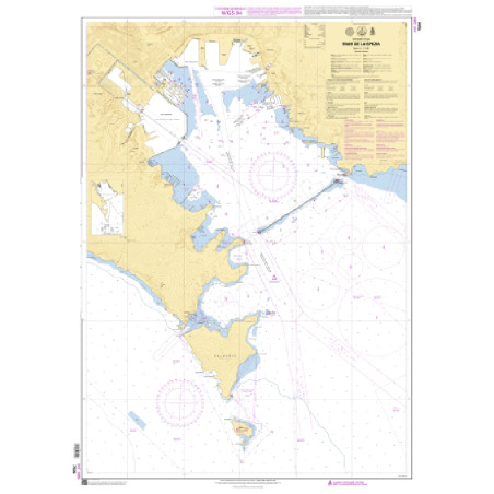 Shom C - 7534 - INT 3365 - (fac-similé de la carte IT 60) - Rade de La Spezia | Librairie Maritime Nautic Way
