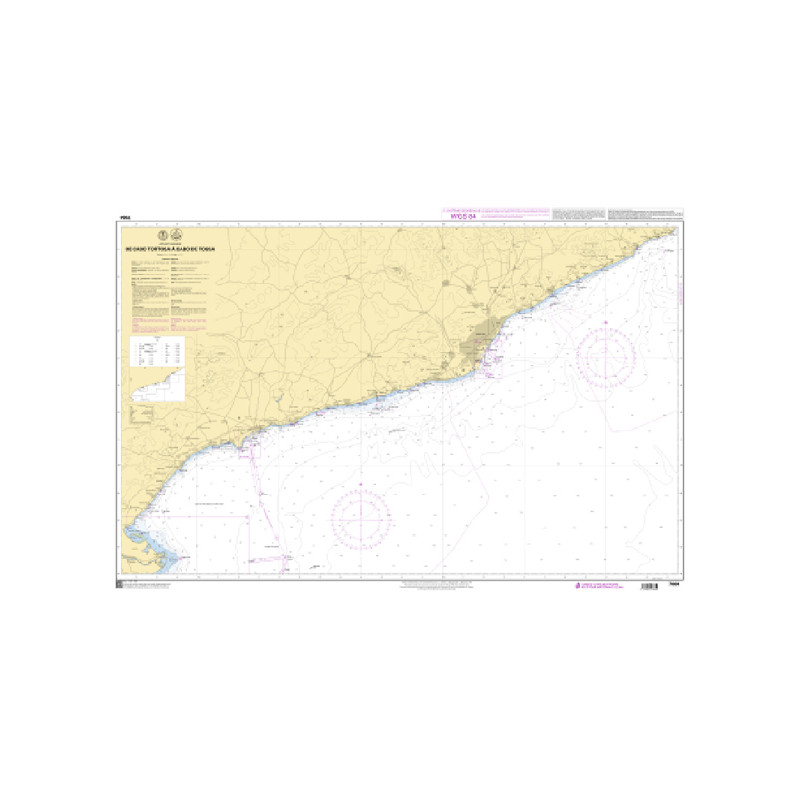 Shom C - 7664 - (fac-similé de la carte ES 48C) - De Cabo Tortosa à Cabo de Tossa | Librairie Maritime Nautic Way