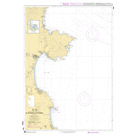 Shom C - 7665 - (fac-similé de la carte ES 493) - Du Cap Negre au Cap Cerbère | Librairie Maritime Nautic Way