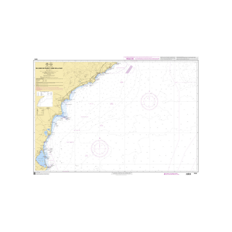 Shom C - 7670 - (fac-similé de la carte ES 47A) - De Cabo de Palos à Cabo de la Nao | Librairie Maritime Nautic Way