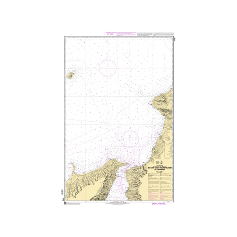 Shom C - 7778 - (fac-similé de la carte IT13) - De Capo Cozzo à Capo Milazzo et Stromboli | Librairie Maritime Nautic Way