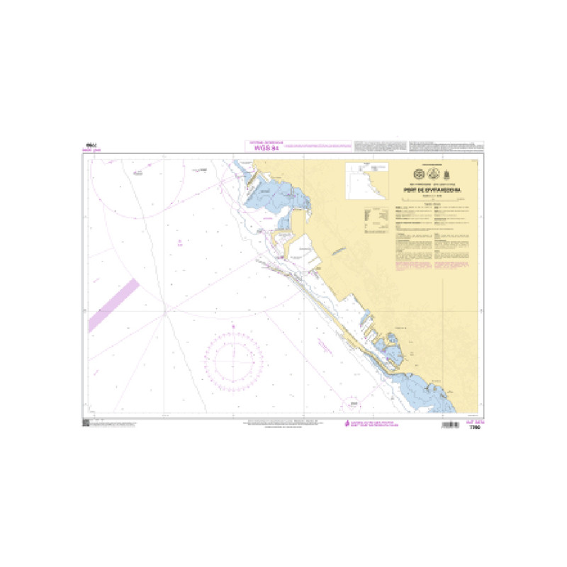 Shom C - 7790 - INT 3370 - (fac-similé de la carte IT 76) - Port de Civitavecchia | Librairie Maritime Nautic Way
