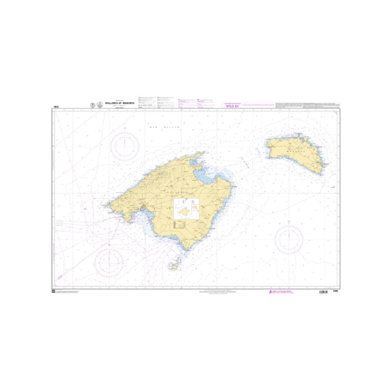 Shom C - 7781 - Mallorca et Menorca | Librairie Maritime Nautic Way