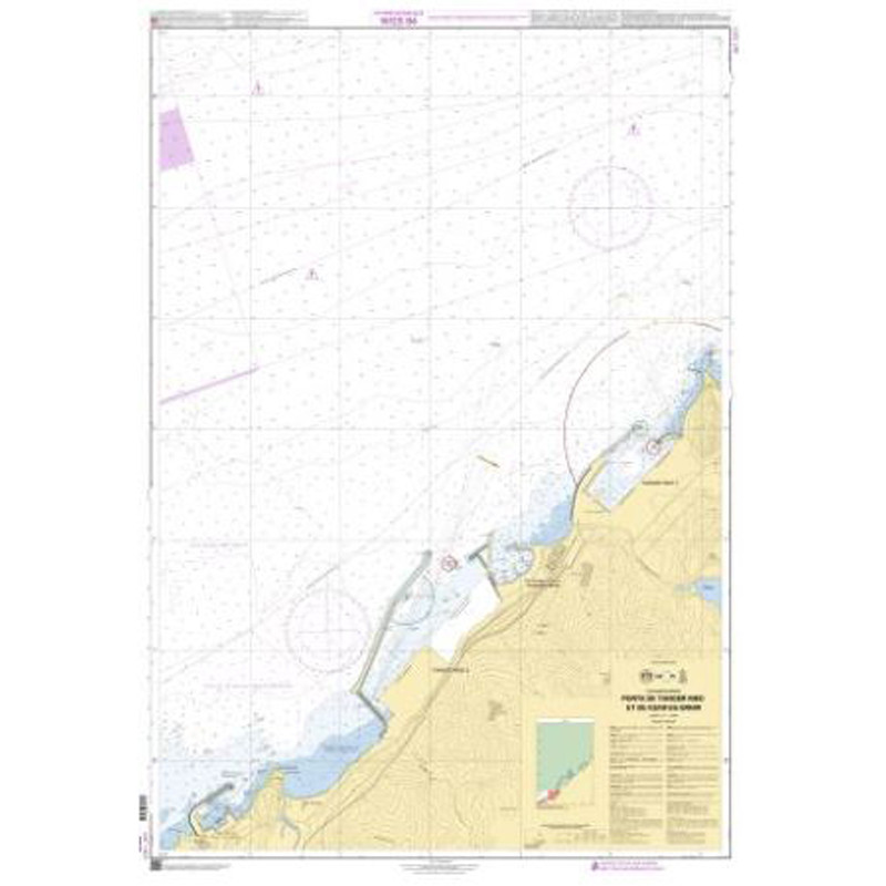 Shom C - 7707 - Ports de Tanger Med et de Ksar-es-Srhir | Librairie Maritime Nautic Way