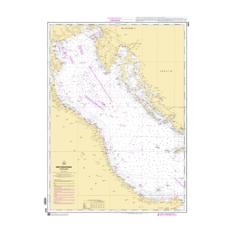Shom C - 3975 - Mer Adriatique - Partie Nord | Librairie Maritime Nautic Way