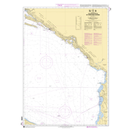 Shom C - 7539 - INT 3414 - (fac-similé de la carte HR 3414) - De Dubrovnik à Durrës | Librairie Maritime Nautic Way