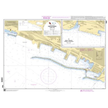 Shom C - 7693 - Port de Rijeka - Rijeka Luka (Fac-similé de la carte HR 18 puliée en 2017) | Librairie Maritime Nautic Way