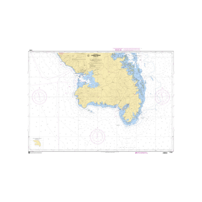 Shom C - 6738 - La Martinique - Partie Sud | Librairie Maritime Nautic Way