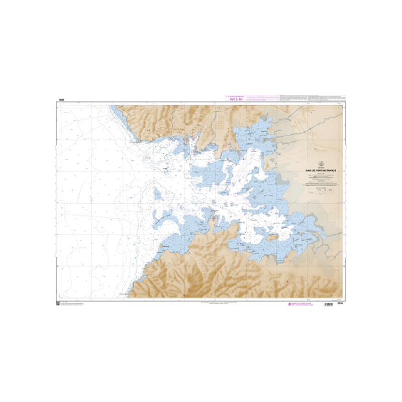 Shom C - 6892 - Baie de Fort-de-France | Librairie Maritime Nautic Way