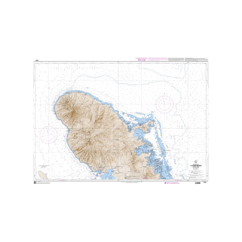 Shom C - 7041 - La Martinique - Partie Nord | Librairie Maritime Nautic Way