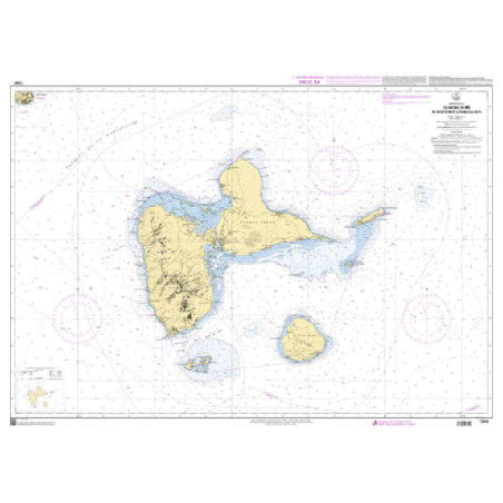 Shom C - 7345 - Guadeloupe - De Montserrat à Marie-Galante | Librairie Maritime Nautic Way