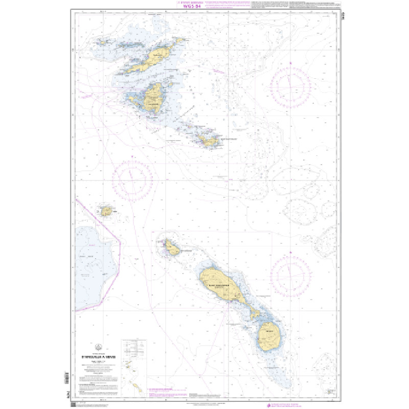 Shom C - 7470 - D'Anguilla à Nevis | Librairie Maritime Nautic Way
