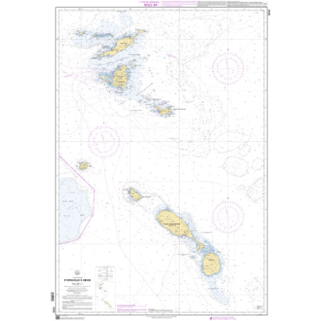 Shom C - 7470 - D'Anguilla à Nevis | Librairie Maritime Nautic Way