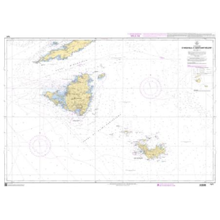 Shom C - 7471 - D'Anguilla à Saint-Barthélemy | Librairie Maritime Nautic Way